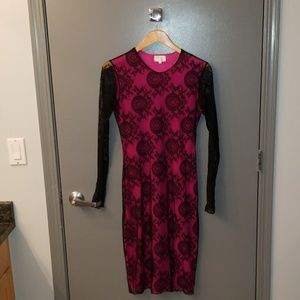 Lace Midi Dress, Petit Pois